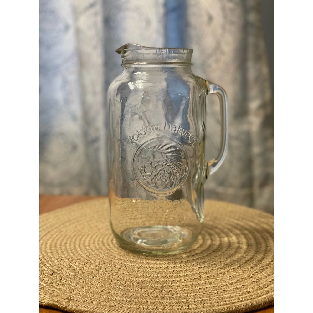 Golden Harvest Mason jar style pitcher